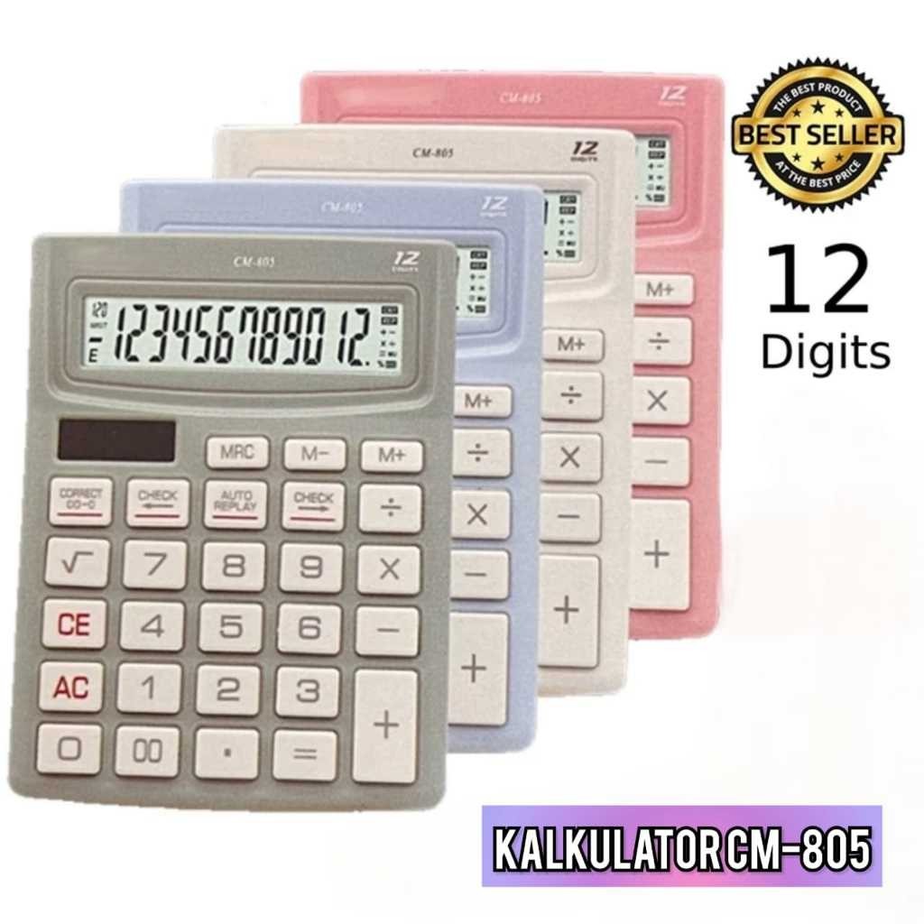 

ACEH.ANSA 131515 Kalculator CM-805/Calkulator warna 12 digit Untuk sekolah kantor check