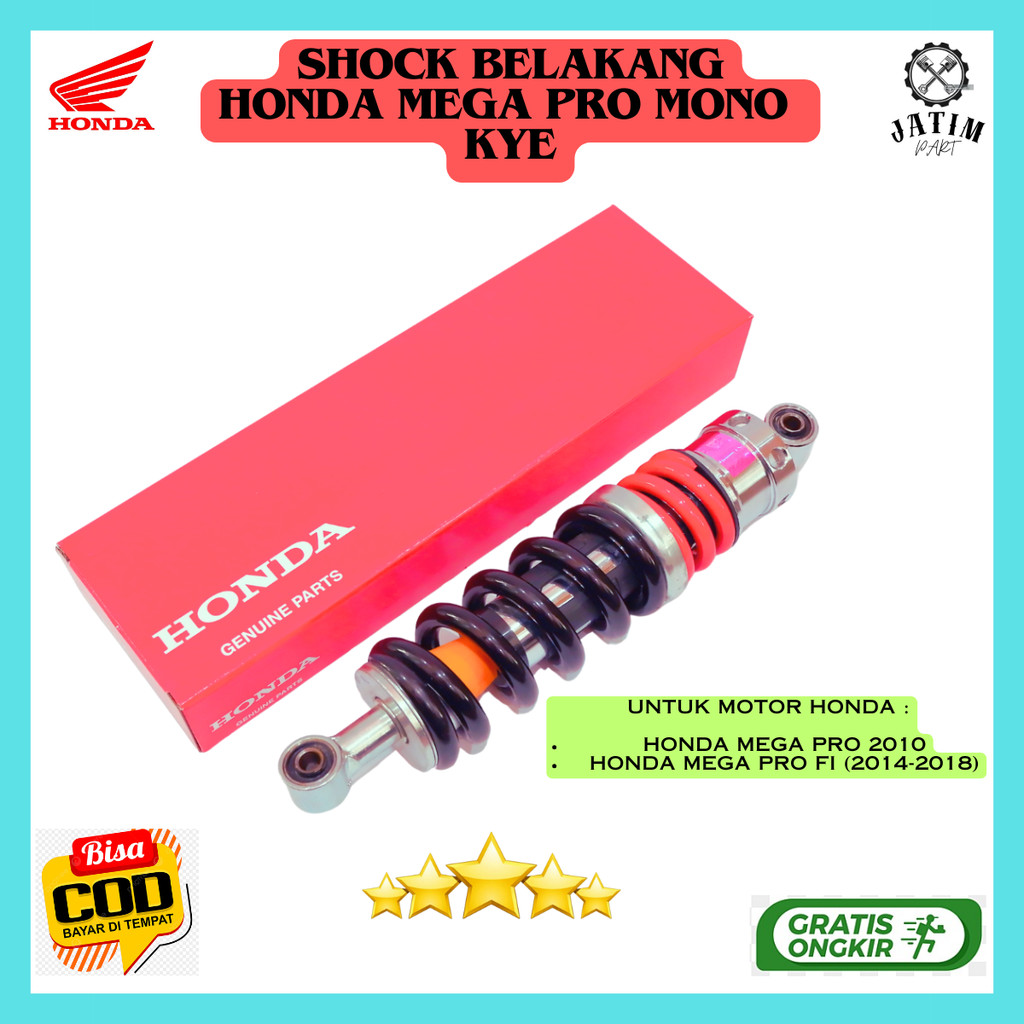 Shok Belakang Mega Pro Mono Shock / Shock Breaker Honda Mega Pro Mono Ori primium - 52400-KYE-941
