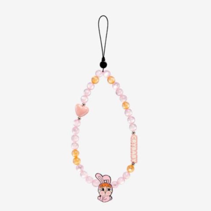 

POP MART Blossom Bunny CRYBABY × Powerpuff Girls - Phone Charm PPG Lanyard gantungan hp Open Box Confirm Styles Koleksi | SKU 3.018.0286
