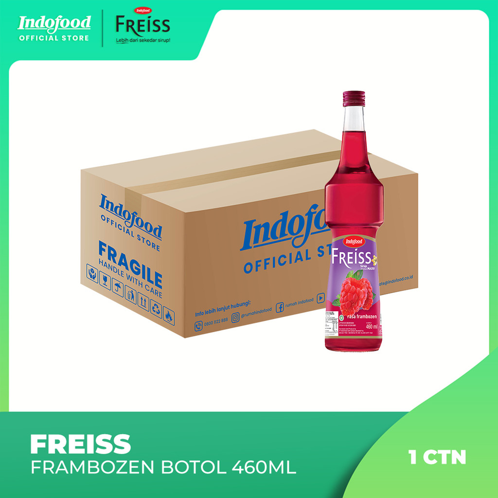 

1 ctn - Freiss Syrup Frambozen Botol 460 ml