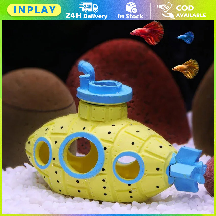 Hiasan Aquarium Kapal Selam / Dekorasi Aquarium Kapal Selam / Ornamen Aquarium Kapal Selam / Hiasan 