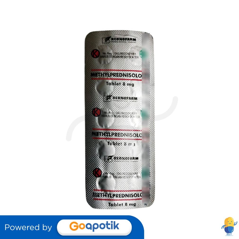 Methylprednisolone Bernofarm 8 Mg Strip 10 Tablet