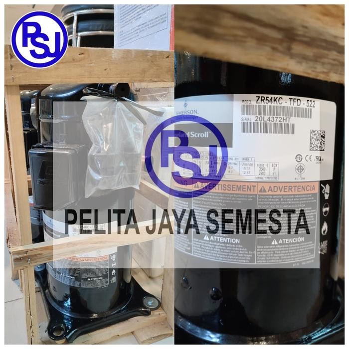 Kompresor AC Copeland ZR54KC-TFD-522 / Compressor Copeland ZR54KC TFD 522
