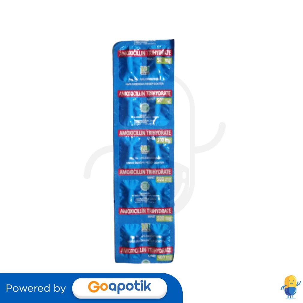 Amoxicillin Hexpharm 500 Mg Strip 10 Kaplet