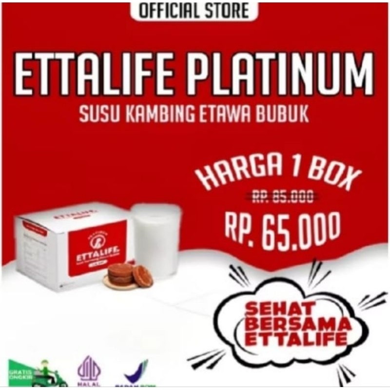 

Ettalife Platinum susu kambing gula aren