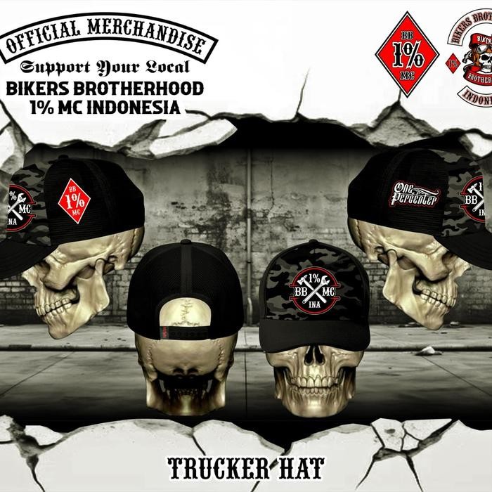 Topi trucker Bikers Brotherhood 1% MC