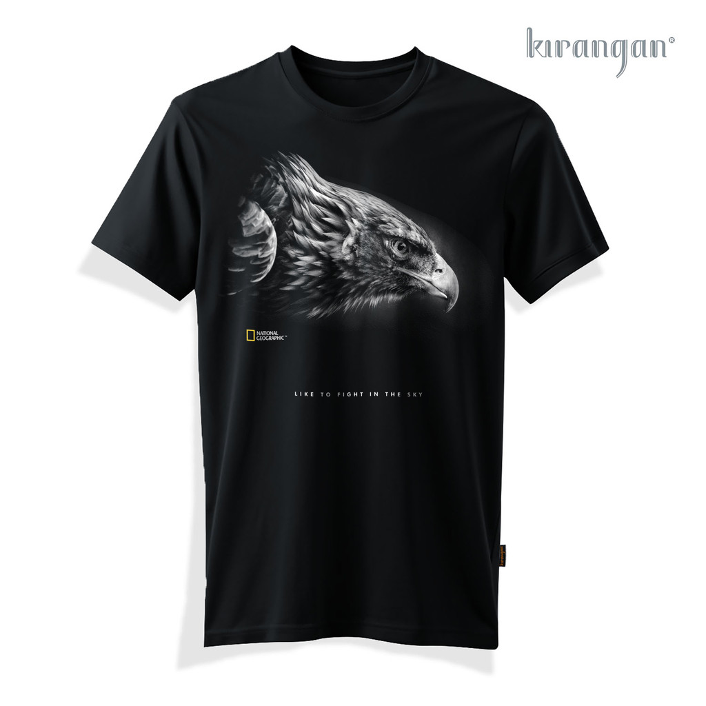 KIRANGAN BURUNG ELANG Kaos T-shirt Katun Premium Combed 30s - A