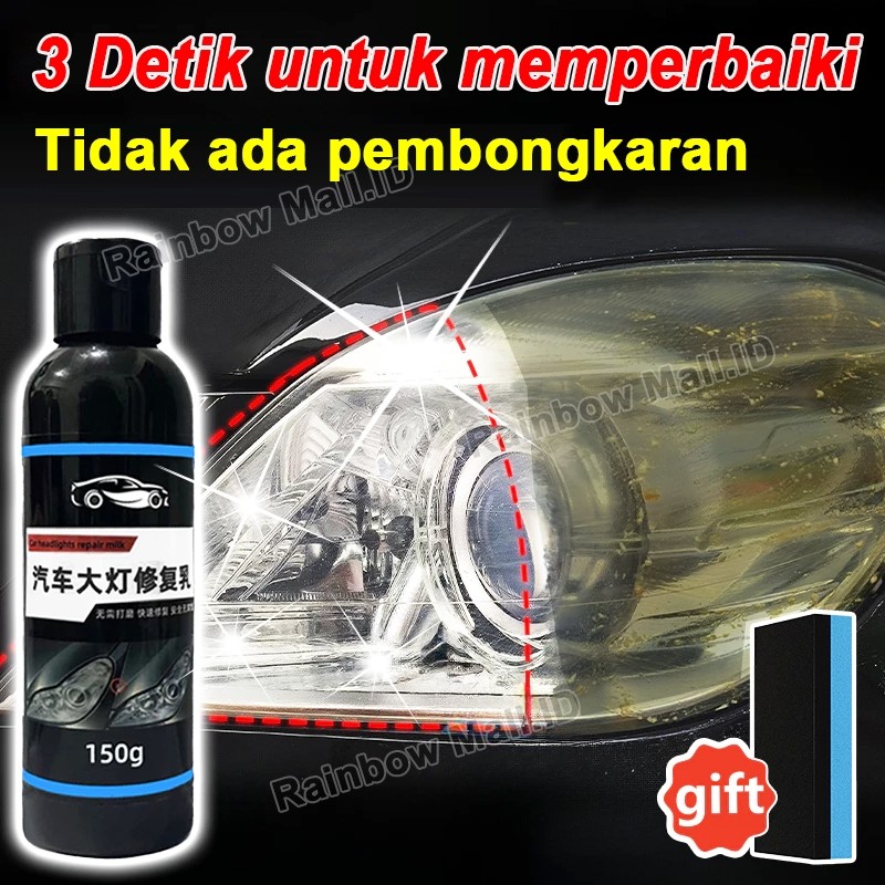 Pembersih Kaca Lampu pembersih lampu mobil kuning Mobil Headlamp Cleaner Mobil Headlight Restorer Po