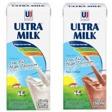 

New Ultra Milk Low Fat Susu UHT 250mlPremium