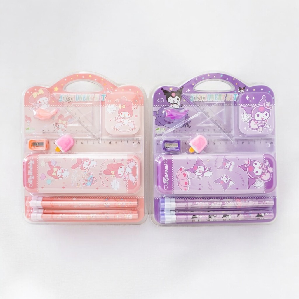 

PENSIL SET KUROMI MERMAID / SET PENSIL ANAK CEWEK / PENSIL SET LENGKAP