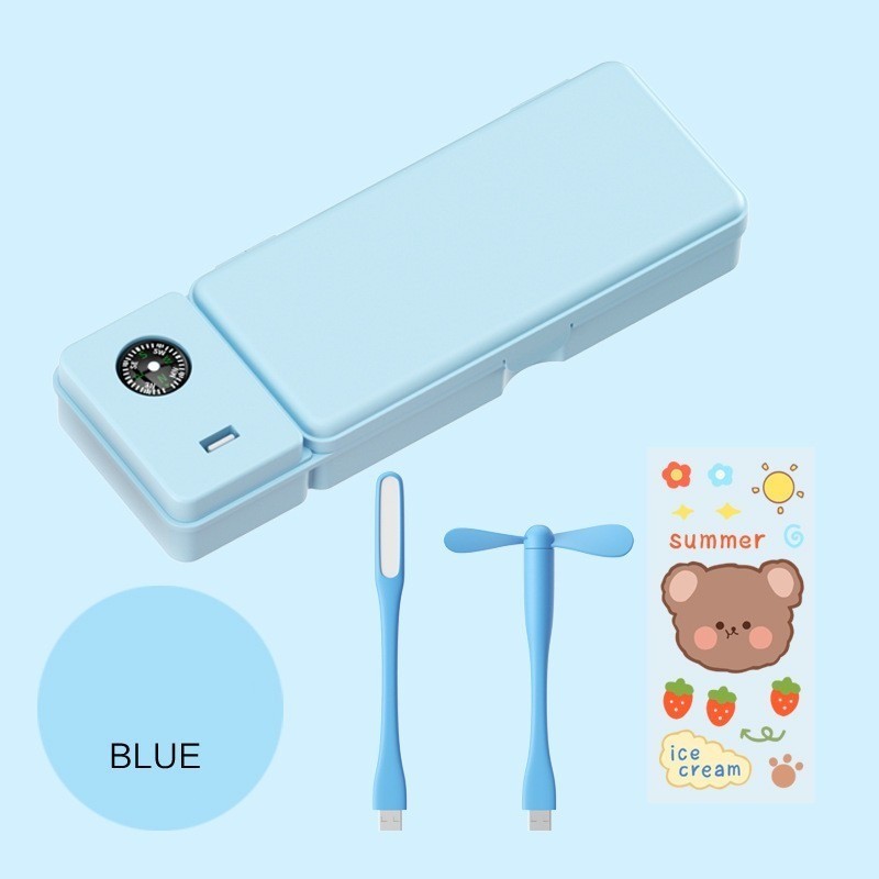 

JAMIN MURAH !!!Kotak Alat Tulis Multifungsi 3IN1 Kipas Angin/Lampu Meja Tempat Pensil / Kotak Pensil Kreatif(BISA LANGSUNG ORDER)