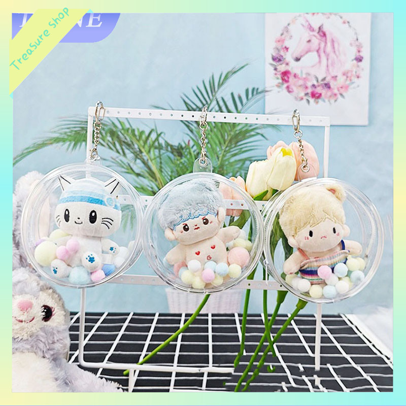 Ready-Mini PVC Pouch for 7cm, 12cm, 14cm Doll | Tas Boneka Transparant | PVC Pouch Doll