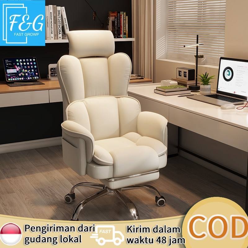 

F&G Kursi Kerja Kantor Premium Kursi Gaming | Ergonomis Elevator Adjustable + Tahan Lasak | Murah & Berkualitas