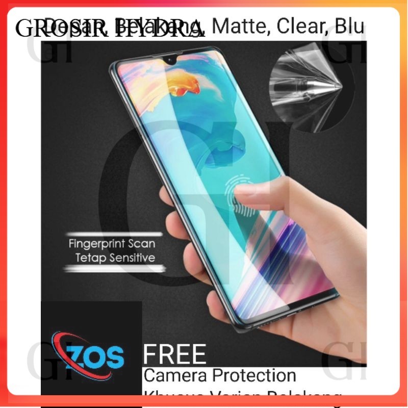 GROSIR COD Anti Gores Hydrogel HP Vertu Semua Tipe Full Cover Depan Belakang Clear Blue Matte