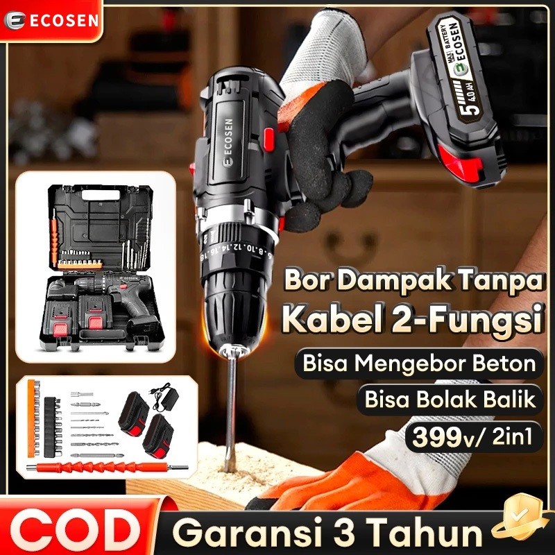 Bor baterai Bor Tanpa Kabel Bor Listrik Bor Listrik Set Bor Tangan Listrik Bor baterai Elektrik Dril