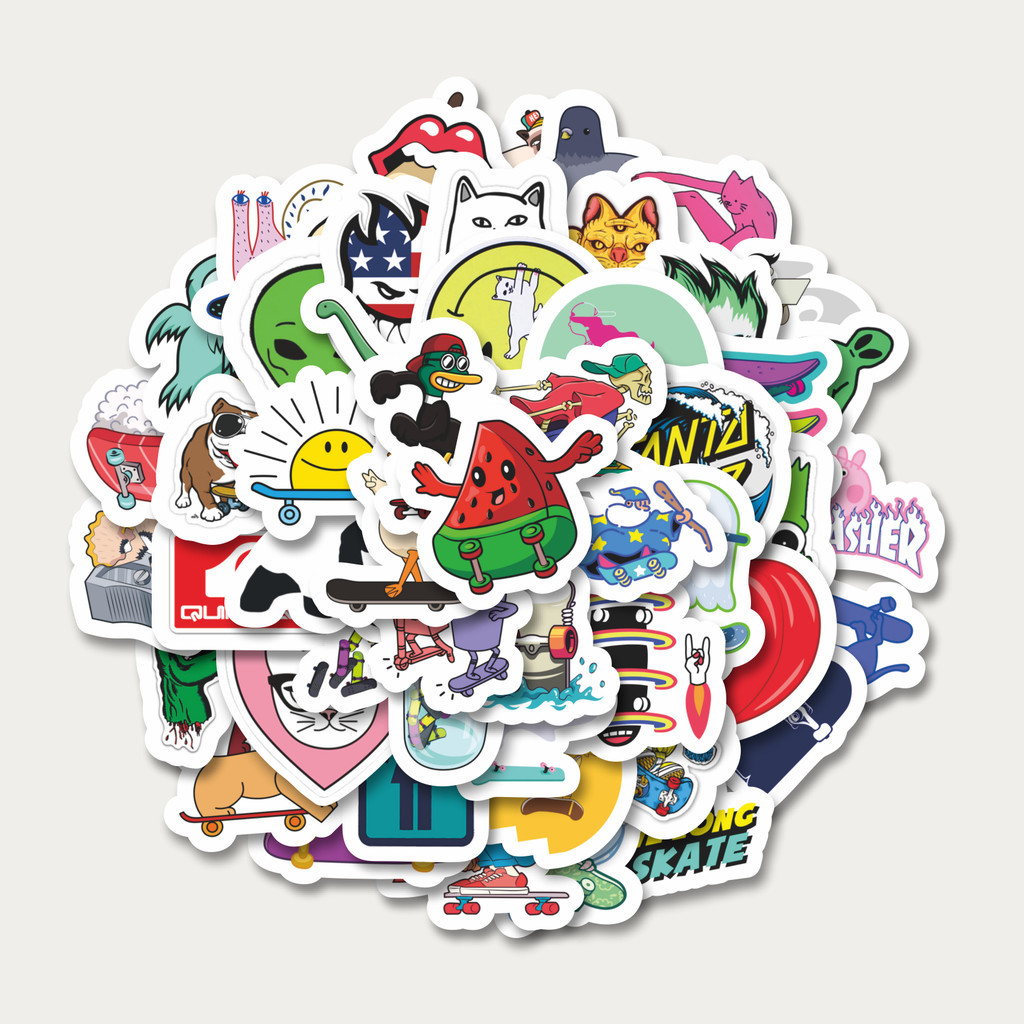 

Sticker Pack Stiker Skateboard | Sticker TUMBLR | Stiker LAPTOP KOPER HELM