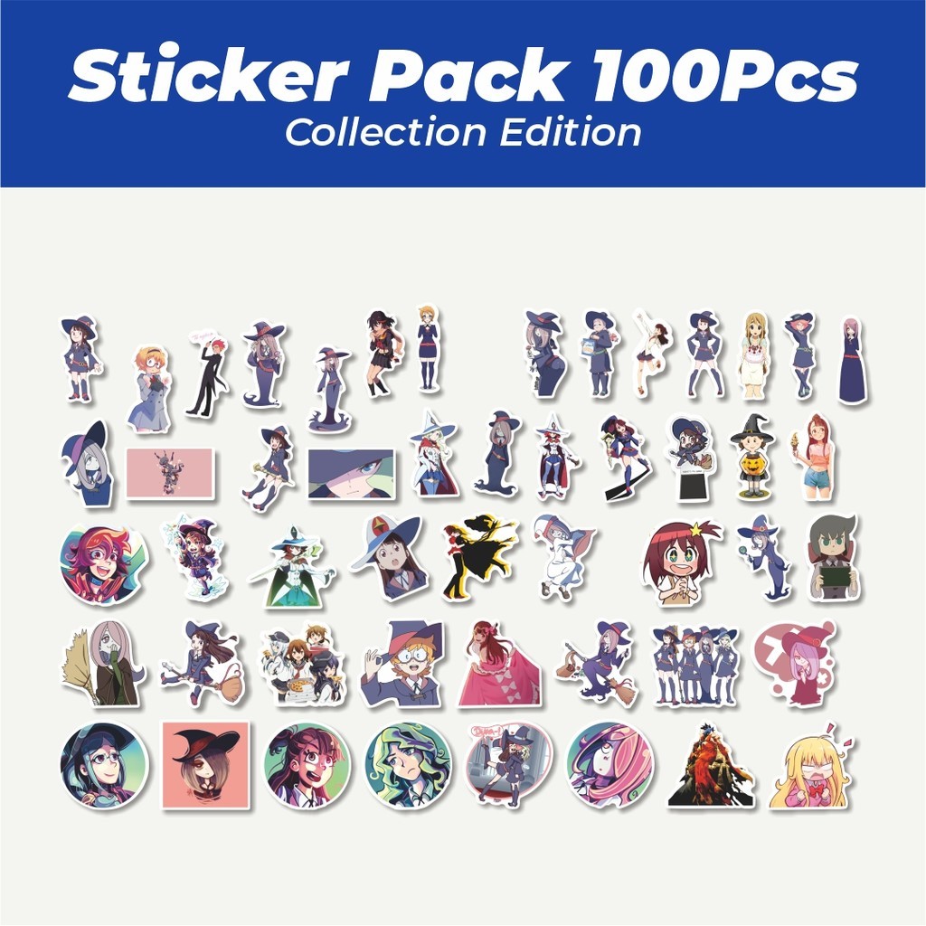 

Hot Sticker Little Witch Academia (Ritoru Witchi Akademia) Sticker Lucu Anti Air Stikers Berperekat Waterproof Sticker Decal Buat Motor Helm Buku Journal Koper Casing HP Laptop Botol Minum