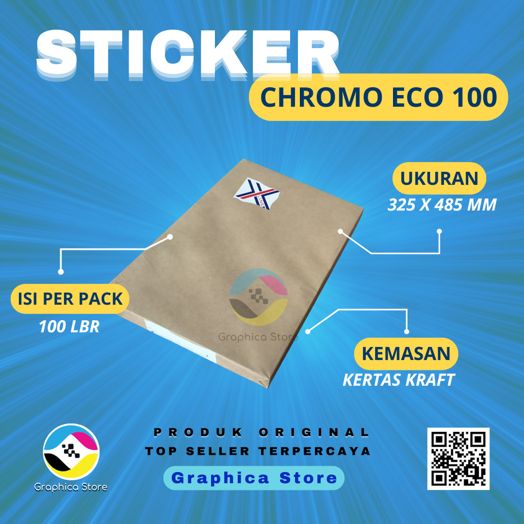 

Chromo Sticker A3+ | Sticker Bontak Eco 100 | Sticker Chromo Eco 100
