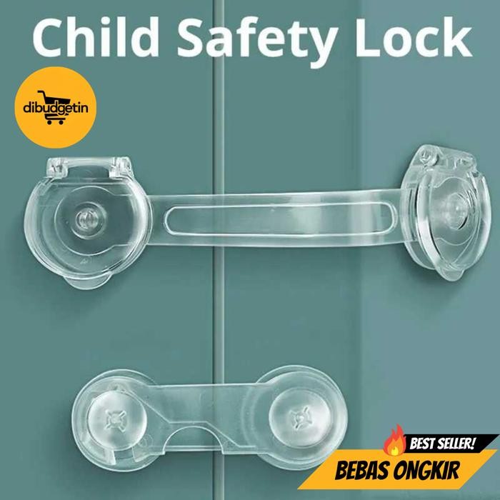

Kunci Tambahan Pintu Safety Child Door Cabinet Locks 6 Set - DHDH DH112
