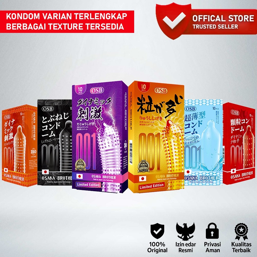 Kondom Bergerigi Tipis 001 Varian Terlengkap