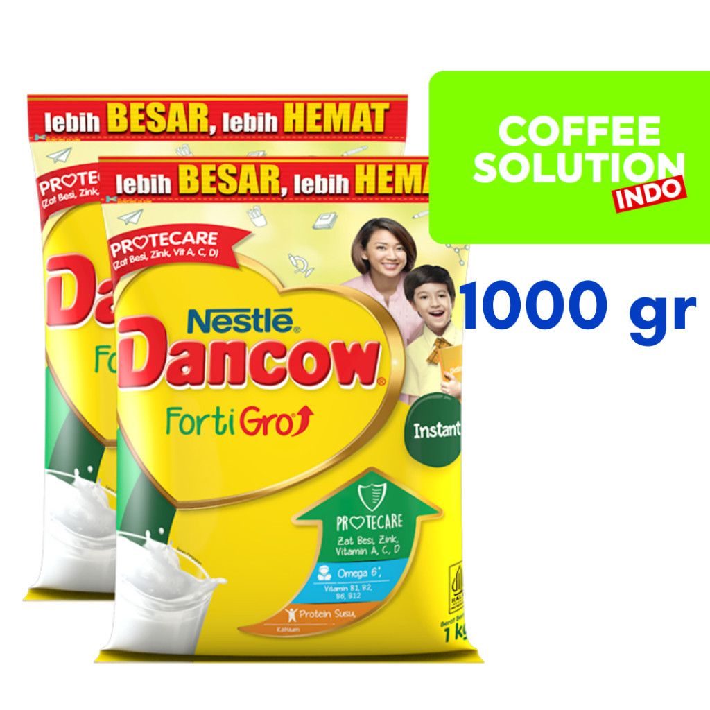 

New Nestlé DANCOW FortiGro Susu Bubuk Instant Pouch 1kgPremium