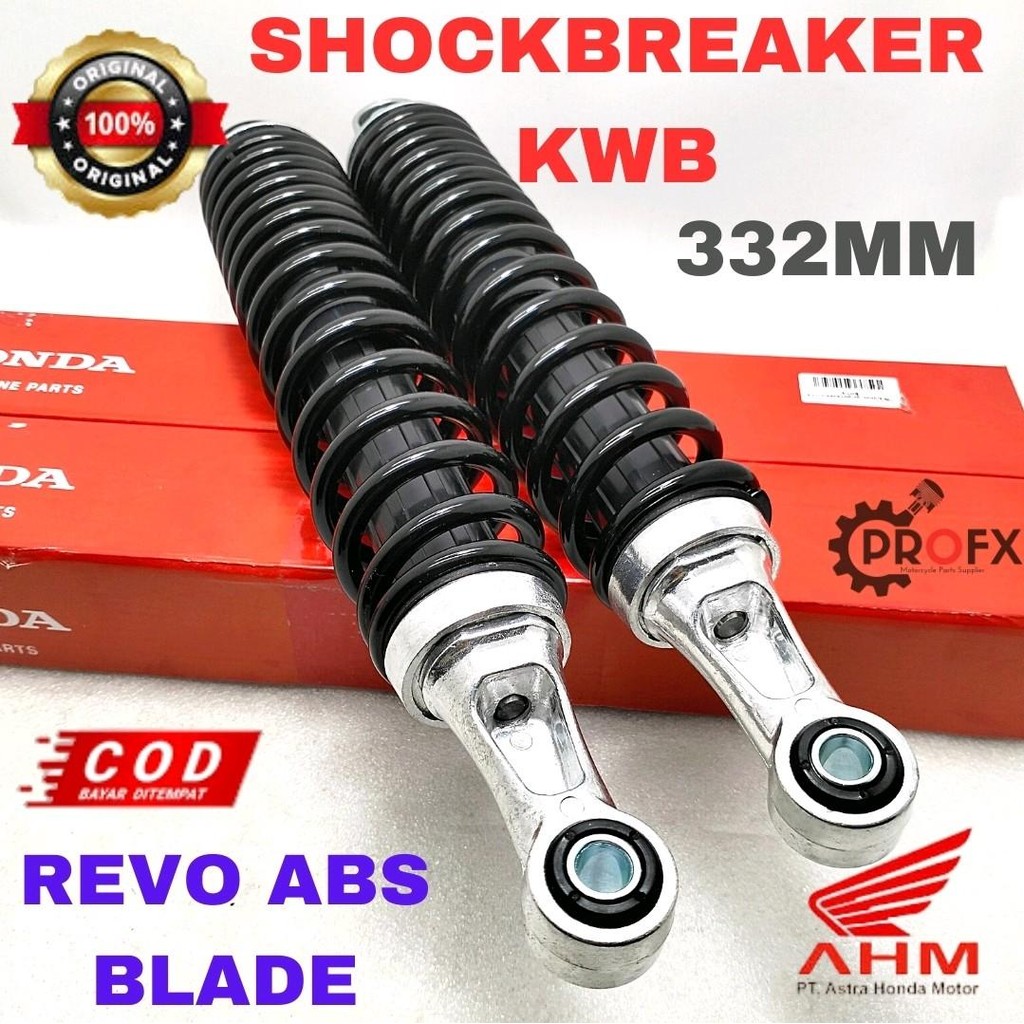 SHOCKBREAKER BELAKANG KWB HONDA REVO ABS, BLADE KUALITAS ORIGINAL ASLI AHM SHOK SOK BEKER