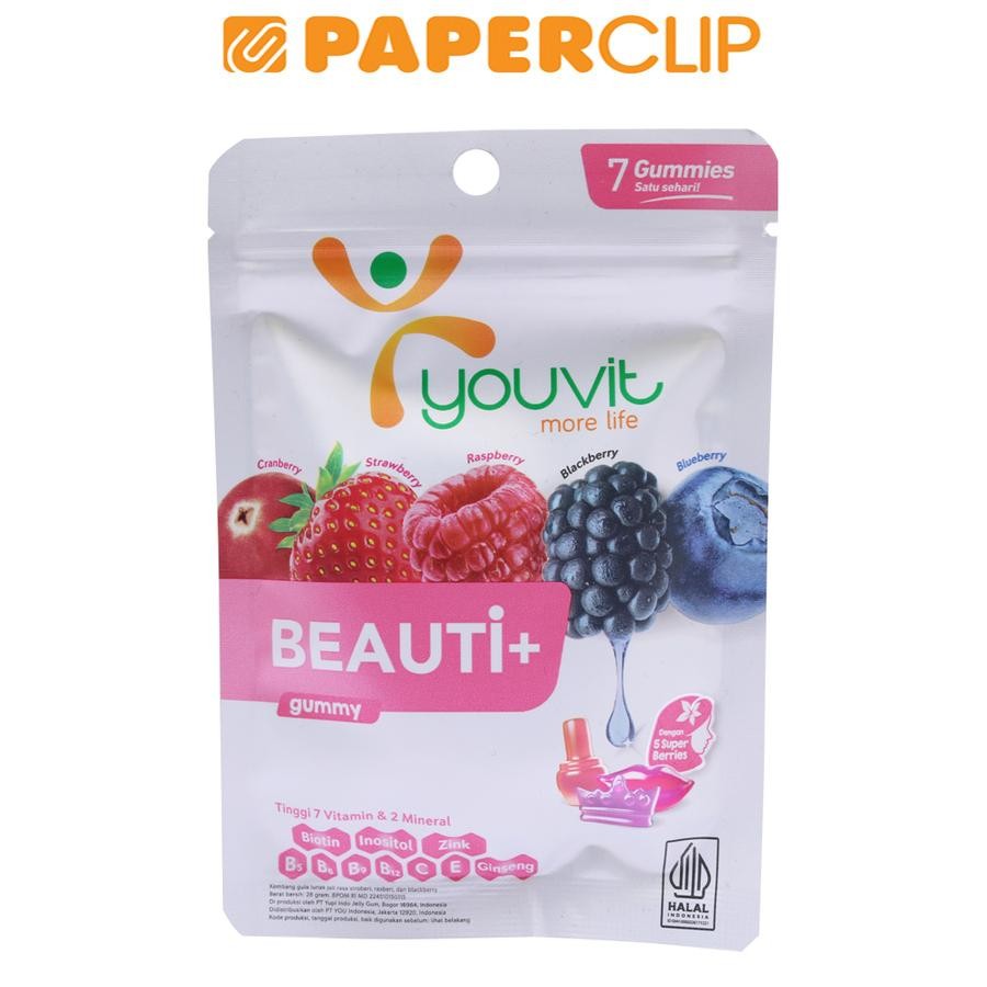 

MULTIVITAMIN BEAUTI+ YOUVIT GUMMY 7S