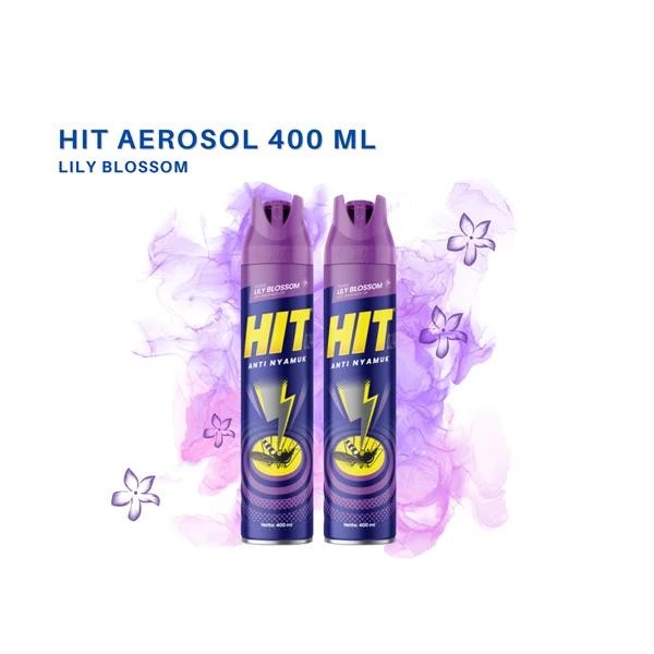 3x Hit Aerosol MIX 400Ml - Obat Nyamuk - Hit Spray Anti Nyamuk Murah Cairan pembasmi kecoa semprotan