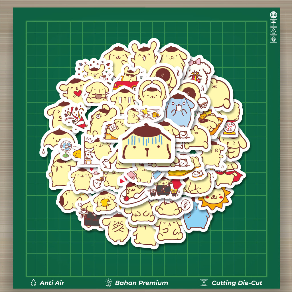 

HOT 50 PCS STIKER Stiker Kartun Pompom Purin Versi 2 Stiker Fashion Cars Decal Dingin Kartu Album Custom Vinyl Anti Air- Sticker Aesthetic Buku Journal Koper Casing HP Tablet Laptop Helm Motor Botol Minum