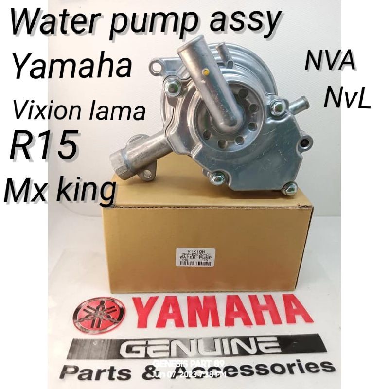 Baru Water Pump Assy Original Vixion Old 3C1 / Pompa Air Radiator Yamaha Vixion Lama Mx King R15