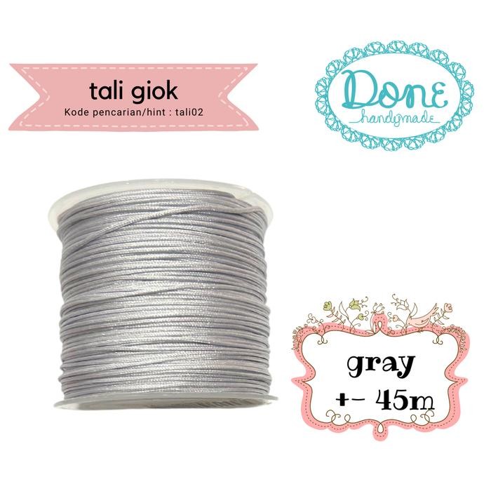 

Done handymade tali giok craft rope diy meronce tali02 straphone rope tali giok gulung tali roll tali kain tali kerajinan tangan tali meronce - red - 45m