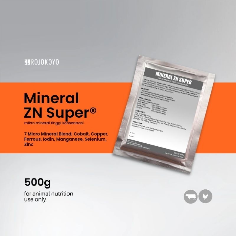 Mineral ZN Super Micro Mineral Hitam Konsentrasi Tinggi Hewan
