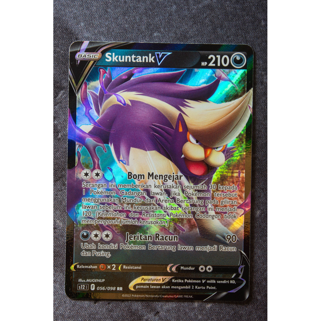 Skuntank V RR S12 Pemicu Paradigma Kartu Pokemon TCG Original Indonesia