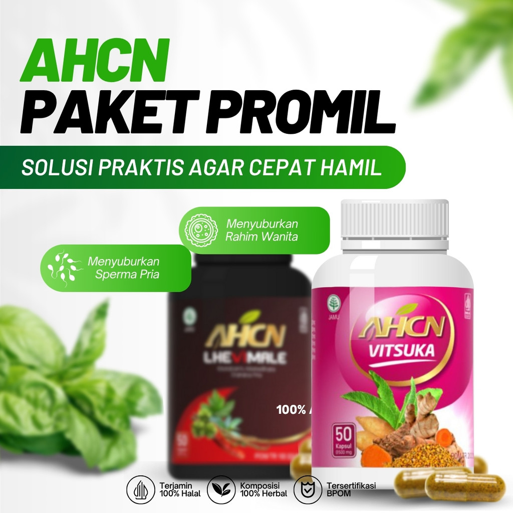 AHCN Ori Promil Paket Kesuburan Wanita Dan Pria
