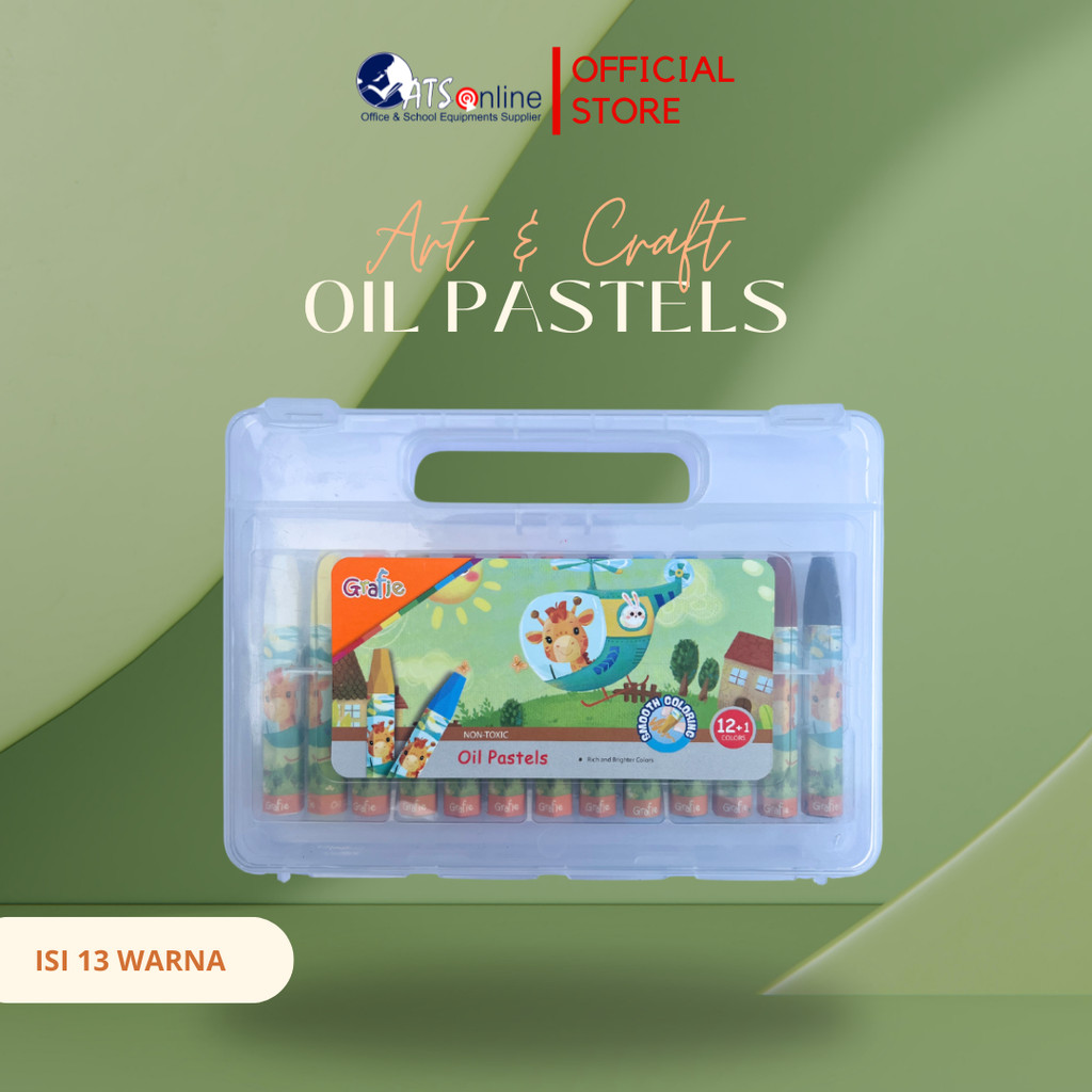 

Grafie Oil Pastel PP Box Crayon Alat Tulis Kreativitas Untuk Anak
