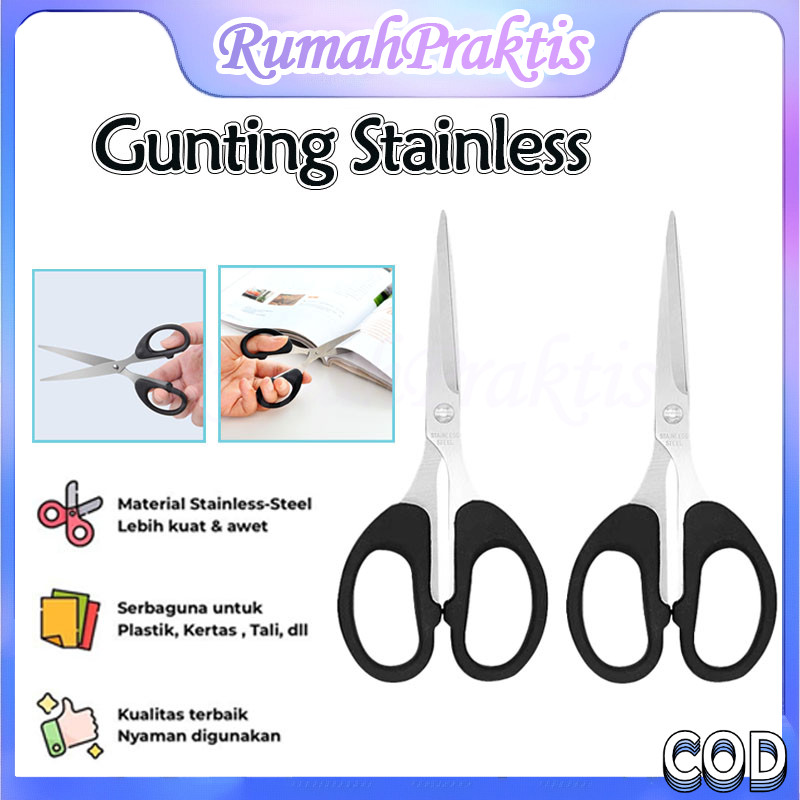 

paper scissors gunting kertas stainless/gunting kecil pisau tajam /paper scissors gunting kertas stainless/