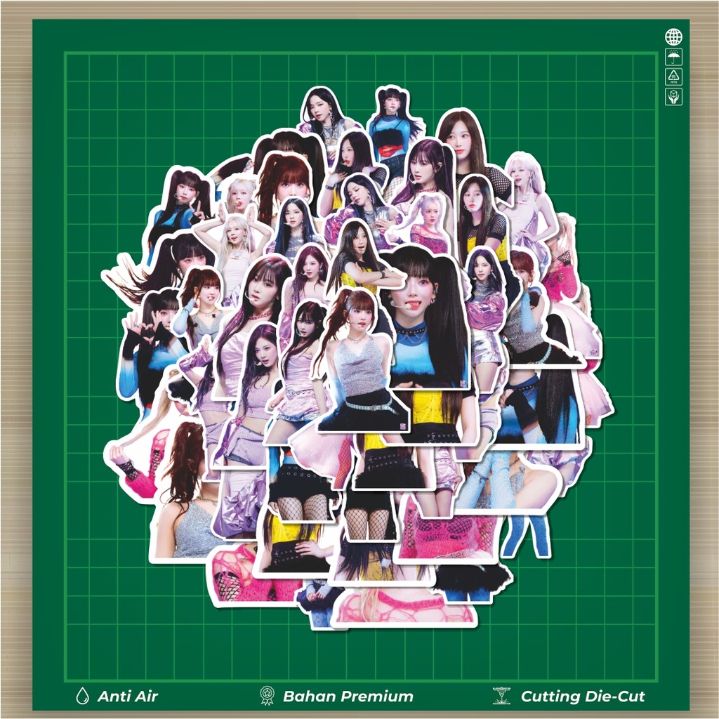 

HOT 50 PCS STIKER Stiker Aespa Dekorasi Lucu Kreatif untuk Notebook, Skateboard