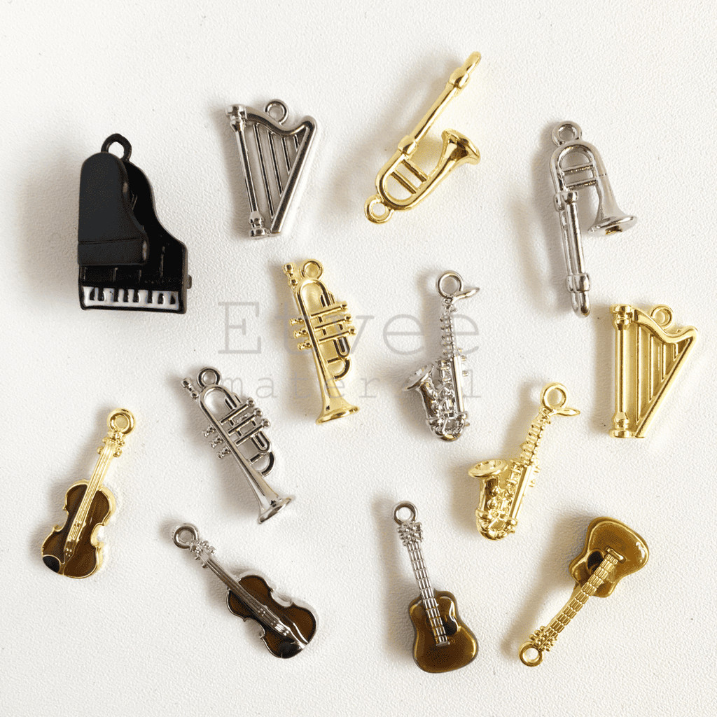 L329 Bandul Liontin kalung gelang alat musik copper
