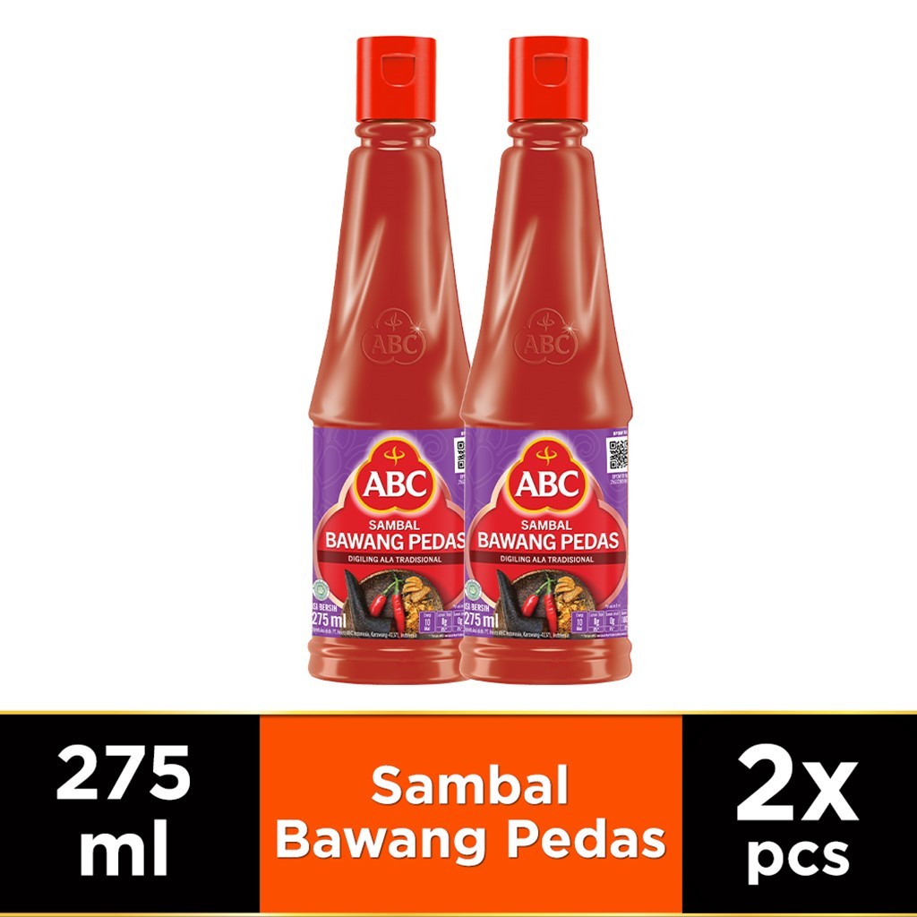 

ABC Saus Sambal Bawang Pedas 275 ml - Twin Pack