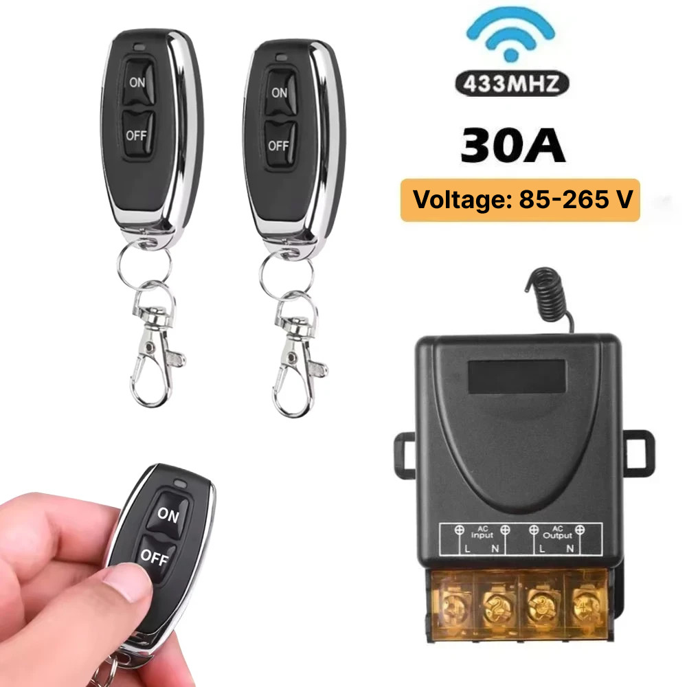 Universal Wireless Remote Control 433MHz 220V