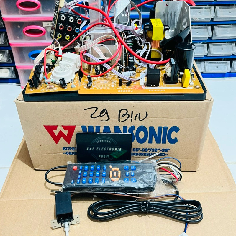 NEW Mesin TV Analog Tabung Slim 29 inch mesintv.com by WANSONIC PREMIUM