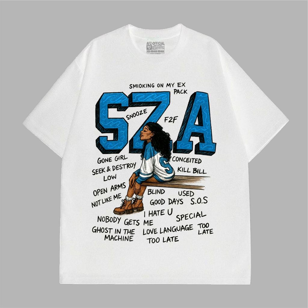 Ivanka Clothing T-shirt Sza Kaos musik Vintage unisex