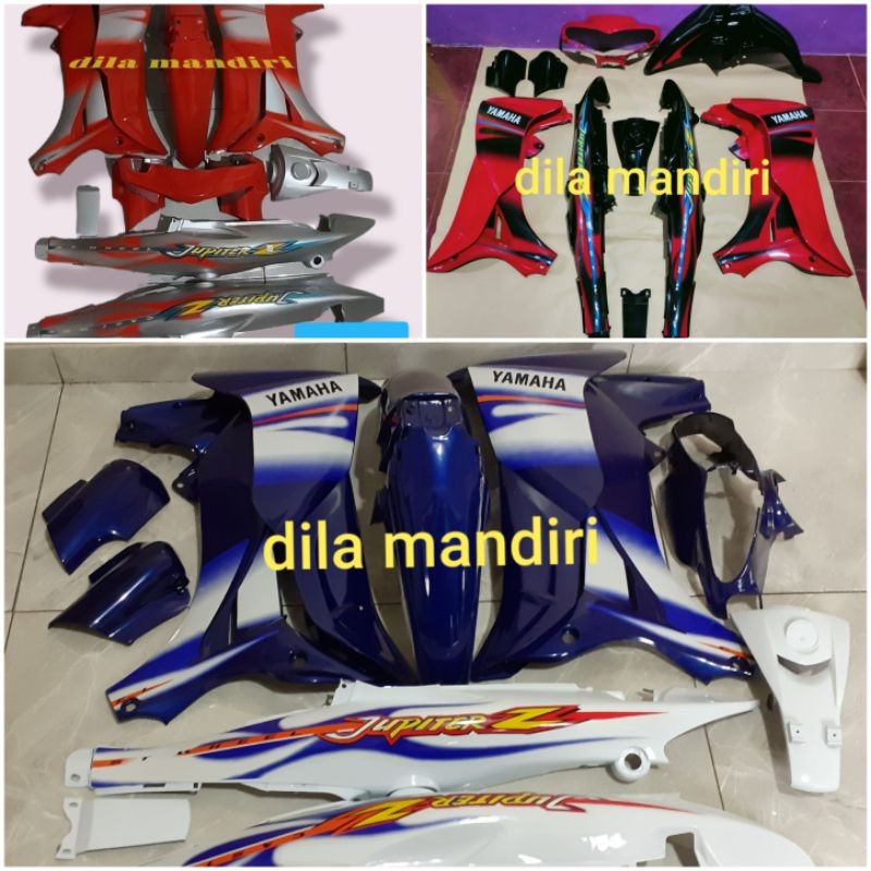 Full set body halus jupiter z cw / jupiter z lama biru putih / silver orange  / merah hitam ready al