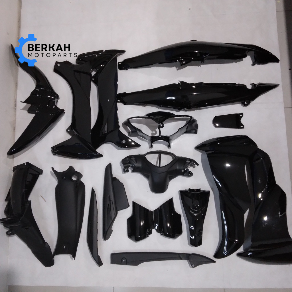 Full Body Jupiter Z Burhan 2006 2007 2008 Hitam WIN | complete set bodi lengkap komplit kasar halus 