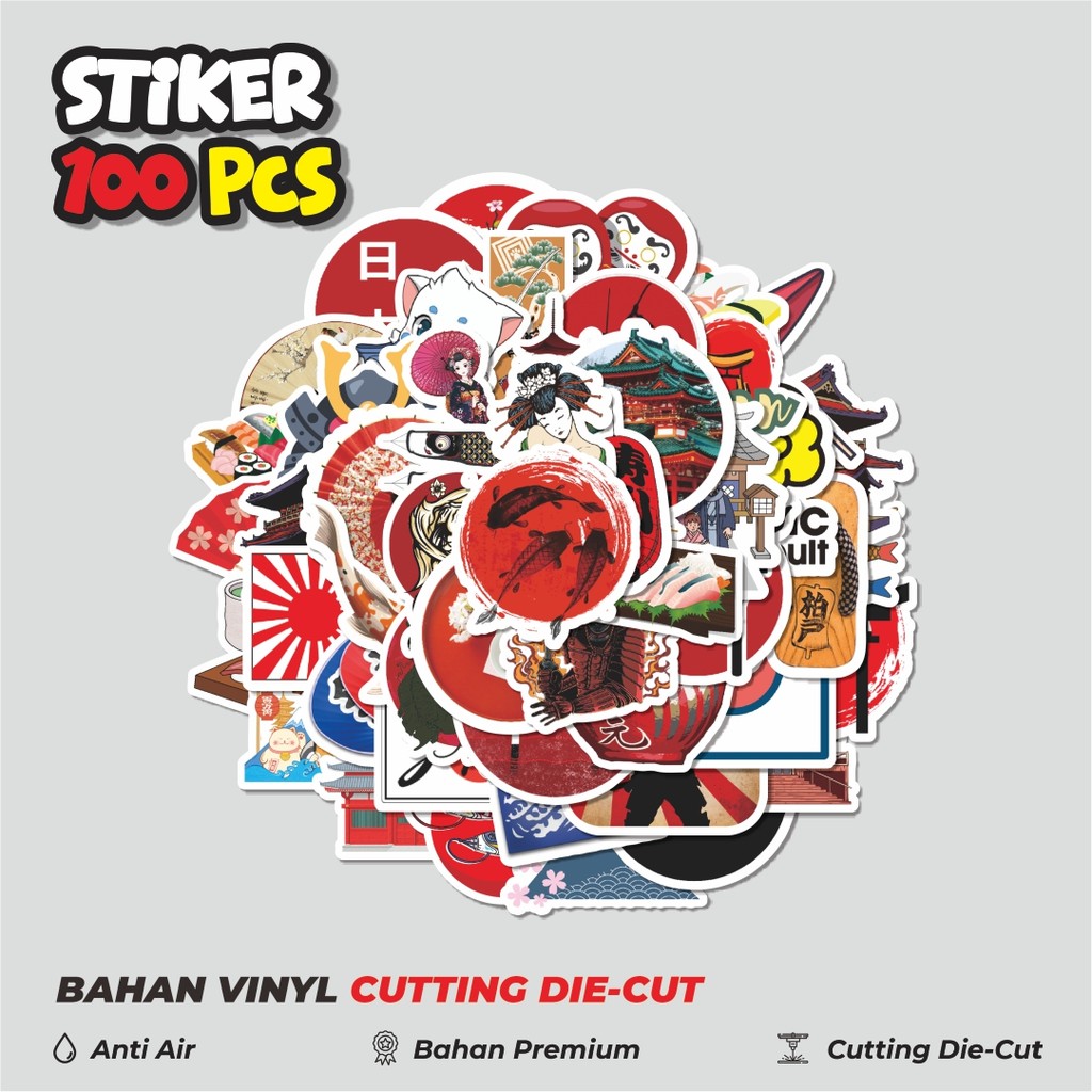 

Terbaru! 50 pcs Stiker Japanese Customs & Culture Art [Adat dan Budaya Jepang Seni] Dekorasi Lucu Kreatif untuk Notebook, Skateboard, HP