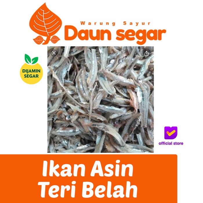 

Ikan asin Teri Belah Pilihan Super Fresh Grade A 250 gram