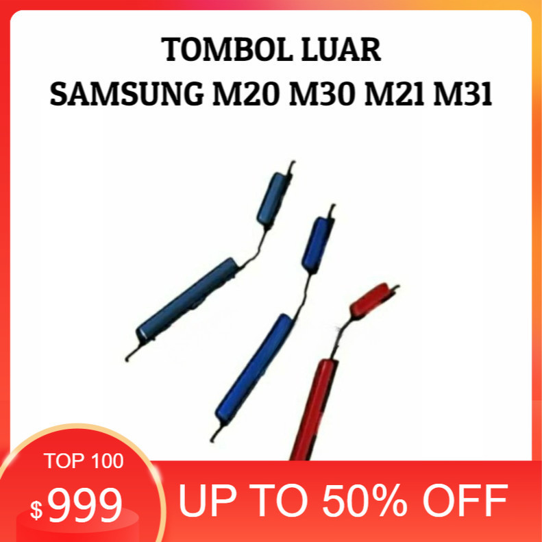 Sparepart Tombol Power & Volume Samsung Galaxy M21 / M31 / M20 / M30 / M30S (Keypad Body Luar)
