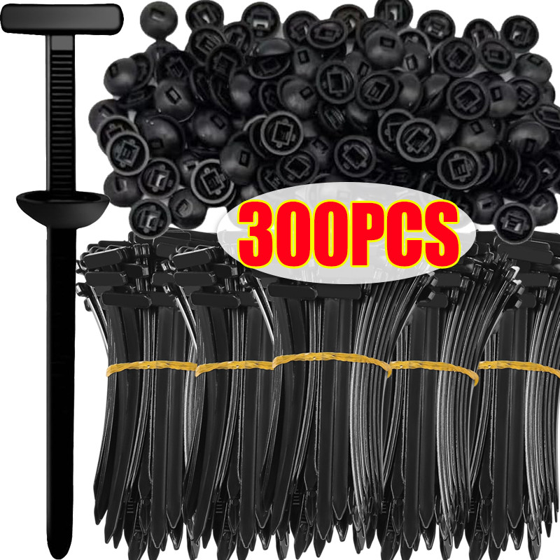 

Self-locking Nylon Cable Tie Universal Cable Tie Buckle Heavy Duty Zip Ties with Pin Button Car Repair Fasteners Straps Tools