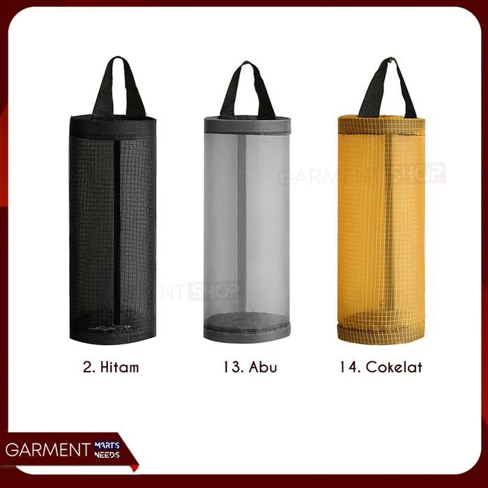 

[Produk Baru Berkualitas Garansi] Tempat Kantong Plastik Kresek Sampah Bekas Bag Jaring Tabung Gantung - RANDOM Paling Laris