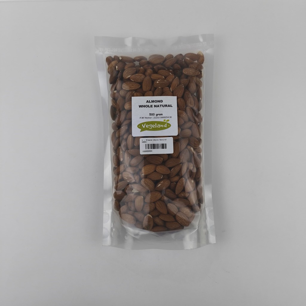 

Vegeland Almond Whole Natural 500Gr